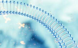 biologi molekyler strukturera, 3d tolkning. foto