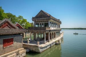 båt av renhet och lätthet i sommarpalatset, Peking, Kina foto