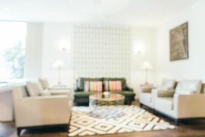 abstrakt oskärpa vardagsrum i hotellets lobbyinredning foto