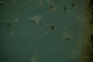 grådaskig grön vägg bakgrund textur med fuktig foto