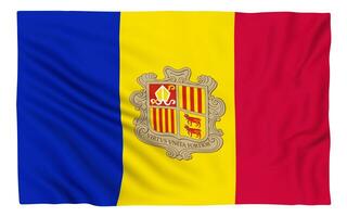 Andorras flagga foto
