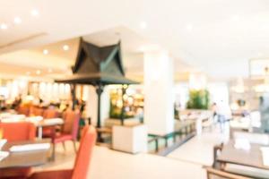 abstrakt oskärpa restaurang och café interiör
