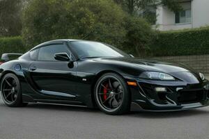 sport bil Toyota supra jdm. proffs Foto