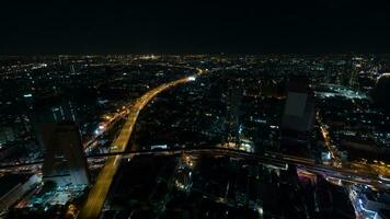 natt liv i bangkok stad, thailand foto