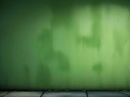 grön betong vägg abstrakt bakgrund läskigt Skräck grunge bakgrund, ai genererad foto