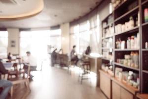 abstrakt oskärpa kafé och restauranginredning foto