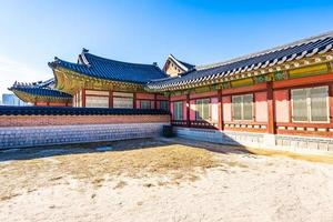 gyeongbokgung palats i Sydkorea foto