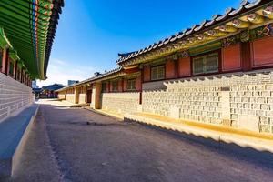 gyeongbokgung palats i Sydkorea foto