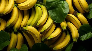 skönhet av banan, generativ ai foto