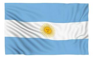 argentinas flagga foto