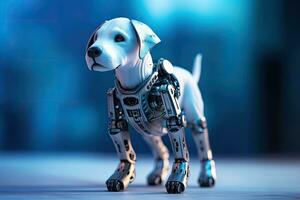 ai, robot hund. generativ ai foto