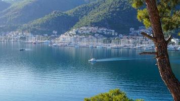 morgon utsikt över fethiye foto