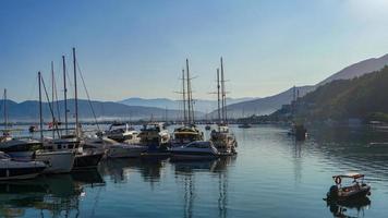 morgon utsikt över fethiye foto