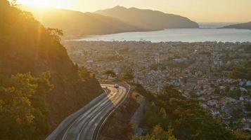 soluppgång över marmaris foto