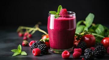 frukt smoothie selektiv fokus detox diet mat vegetarian mat friska äter begrepp. foto