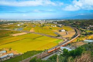 tanwen järnvägsstation i miaoli county, taiwan foto