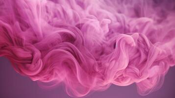 mystisk virvlande dimma i rosa, magenta, och lila nyanser ai genererad foto