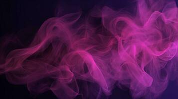 dimmig virvlar av rosa, magenta, och lila på mörk dimmig yta ai genererad foto