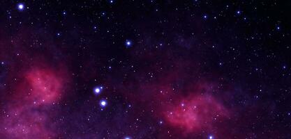 djup Plats och galax stjärnor i de universum starry nebulosa 3d illustration foto