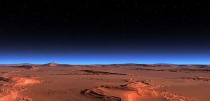 fördärvar yta bergen på fördärvar bakgrund röd planet foto