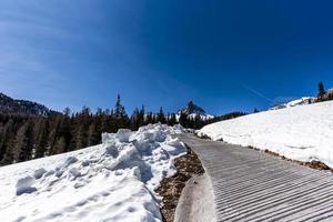 dolomiter av cortina d'ampezzo i övre valle del boite belluno Italien foto