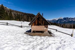 dolomiter av cortina d'ampezzo i övre valle del boite belluno Italien foto