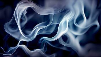 rök textur av trendig abstrakt bakgrund. kreativ strömmande dynamisk rökig Vinka. ai genererad foto