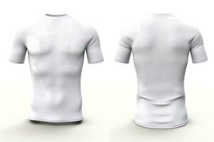 attrapp sporter fotboll team uniformer vit skjorta, generativ ai illustration foto