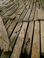 gammal golv planka, årgång trä bakgrund. foto