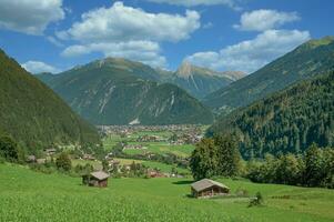 se till mayrhofen i zillertal, tirol, Österrike foto