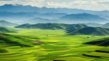 natur norr Kina enkel ai genererad foto