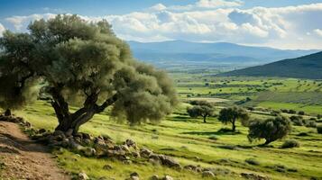 kultur turkiska oliv lundar ai genererad foto