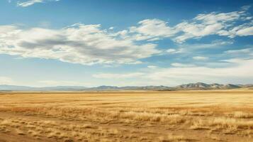 landskap argentinska pampas bördig ai genererad foto