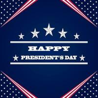 Lycklig presidentens dag amerikan flagga bakgrund social media mall design illustration foto