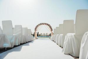 bröllop ceremoni område foto