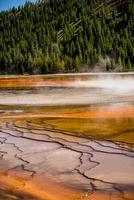 storslagen prismatisk vår i Yellowstone nationalpark foto