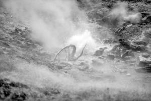 mammut varma källor i Yellowstone National Park. USA foto