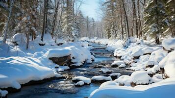 generativ ai, vinter- viskar, ai generativ foto