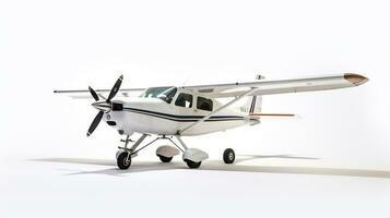 visning en 3d miniatyr- cessna 172. generativ ai foto