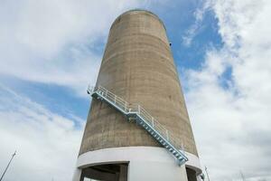 de silo i silo parkera i wynyard fjärdedel ett ikoniska lekplats i auckland, ny själland. foto