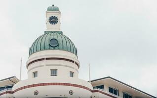 de t och g byggnad ett ikoniska konst deco landmärke byggnad i napier stad, ny själland. foto