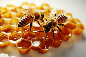 bikakor invecklad geometri uppsättning mot en ren vit duk, förvirra med bin ai genererad foto