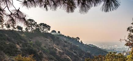 berömda griffith observatorium i Los Angeles Kalifornien
