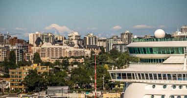 Victoria British Columbia Kanada landskap i juni foto