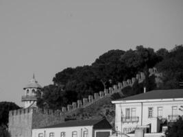 de stad av lissabon i portugal foto