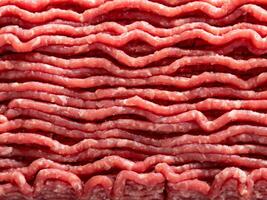 färsk mald kött som bakgrund foto