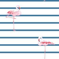 rosa flamingo sömlös mönster med Ränder foto