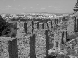 de gammal stad av tunis foto