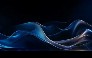 abstrakt vattenfärg blues gradienter med Vinka element foto