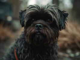 affenpinscher hund skapas med generativ ai teknologi foto